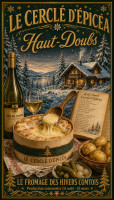 Affiche vintage fromage - Le Cerclé d'Épicéa - Haut-Doubs