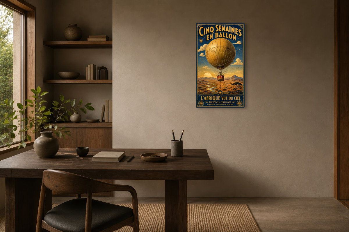 V03-12 — Cinq Semaines en Ballon