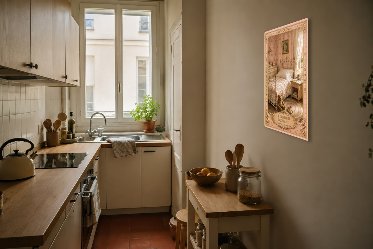 V04-04, Affiche vintage enfance - La Chambre d’Enfant
