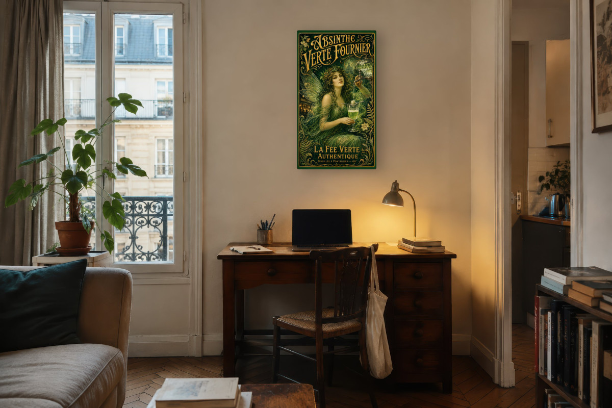 V04-11 — Absinthe Verte Fournier — La Fée Verte Authentique