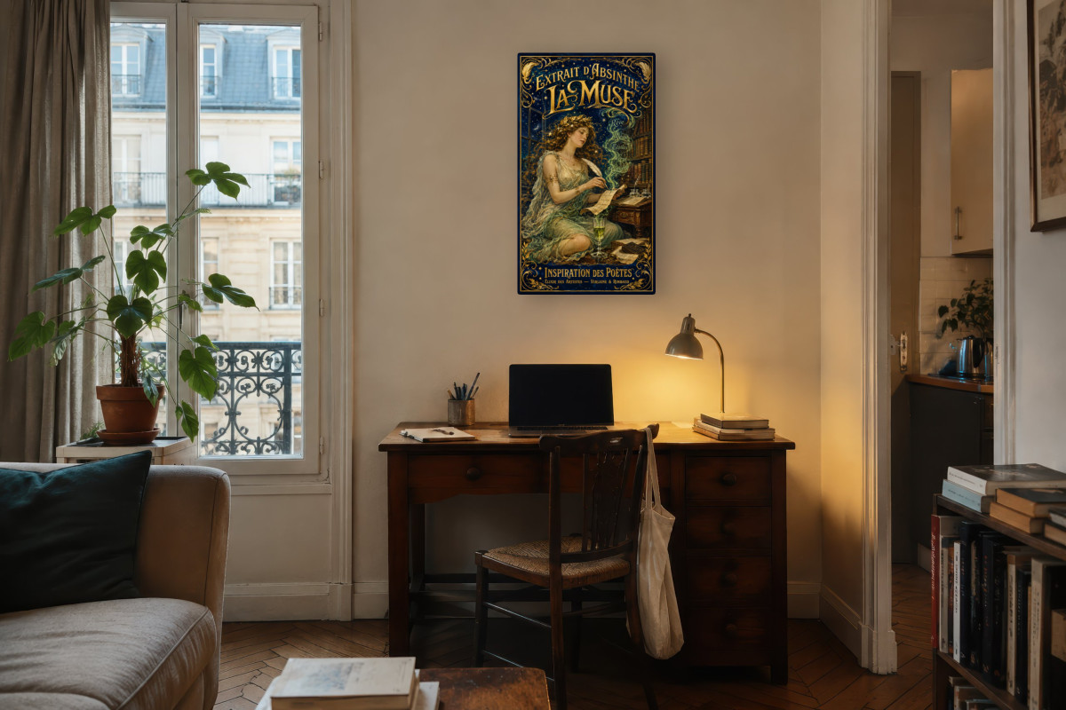 V04-11 — Extrait d’Absinthe La Muse — Inspiration des Poètes