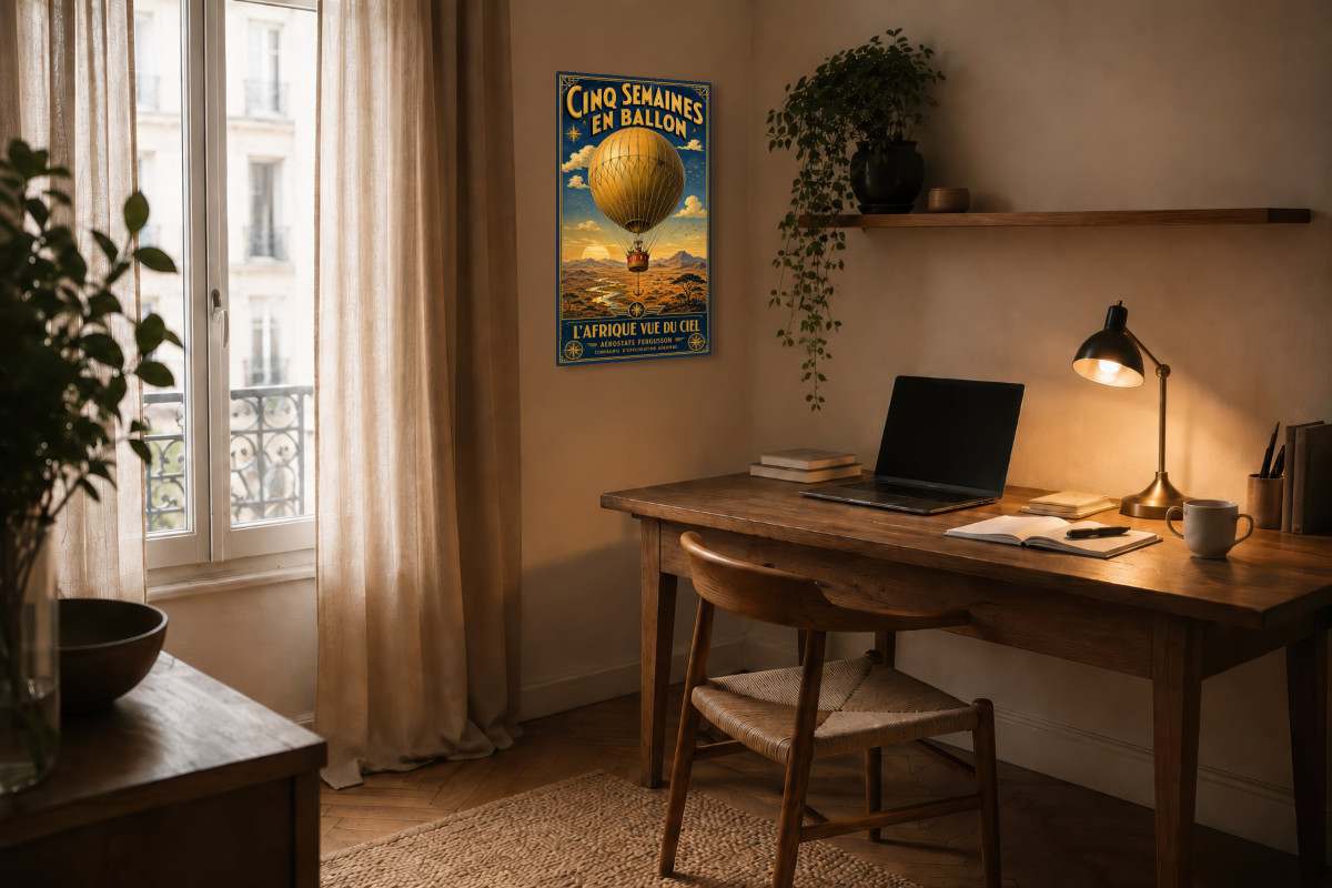V04-16 — Cinq Semaines en Ballon
