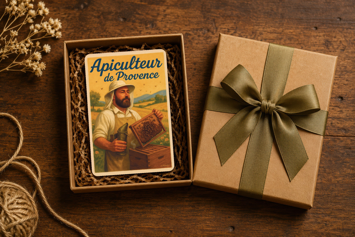 Mockup magnet 01 — Magnet Apiculteur de Provence