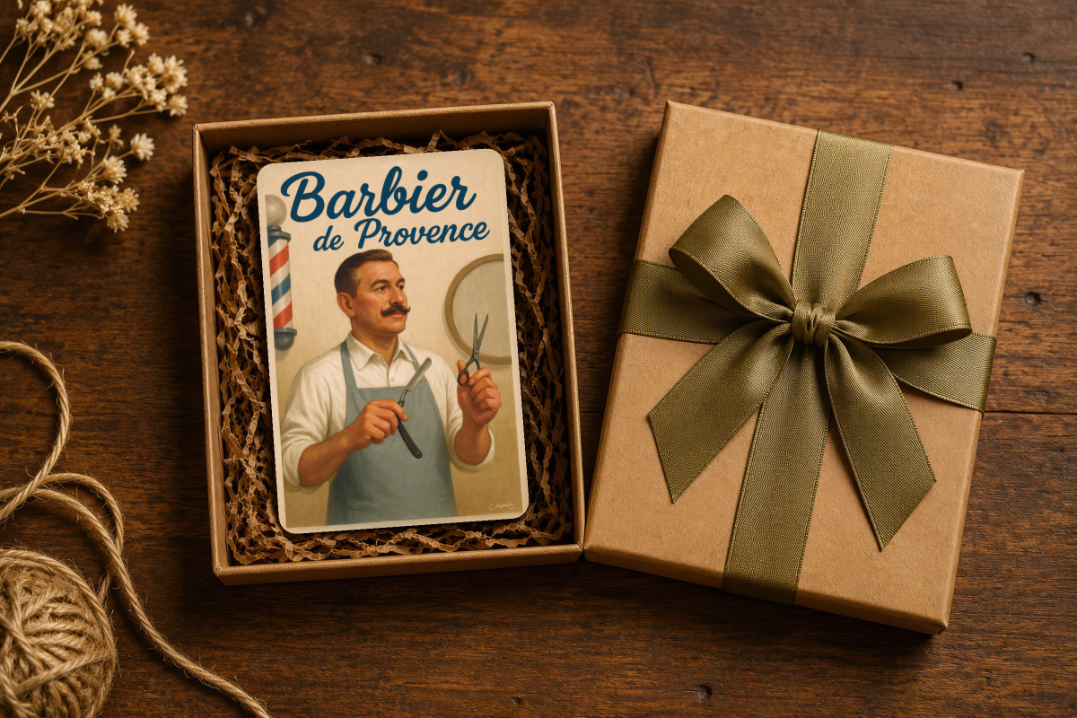 Mockup magnet 01 — Magnet Barbier de Provence