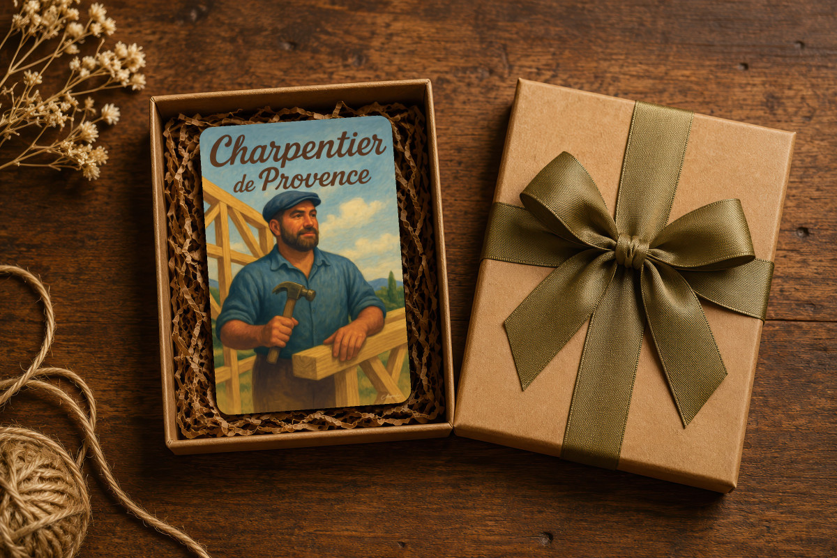 Mockup magnet 01 — Magnet Charpentier de Provence