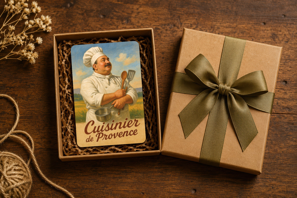 Mockup magnet 01 — Magnet Cuisinier de Provence