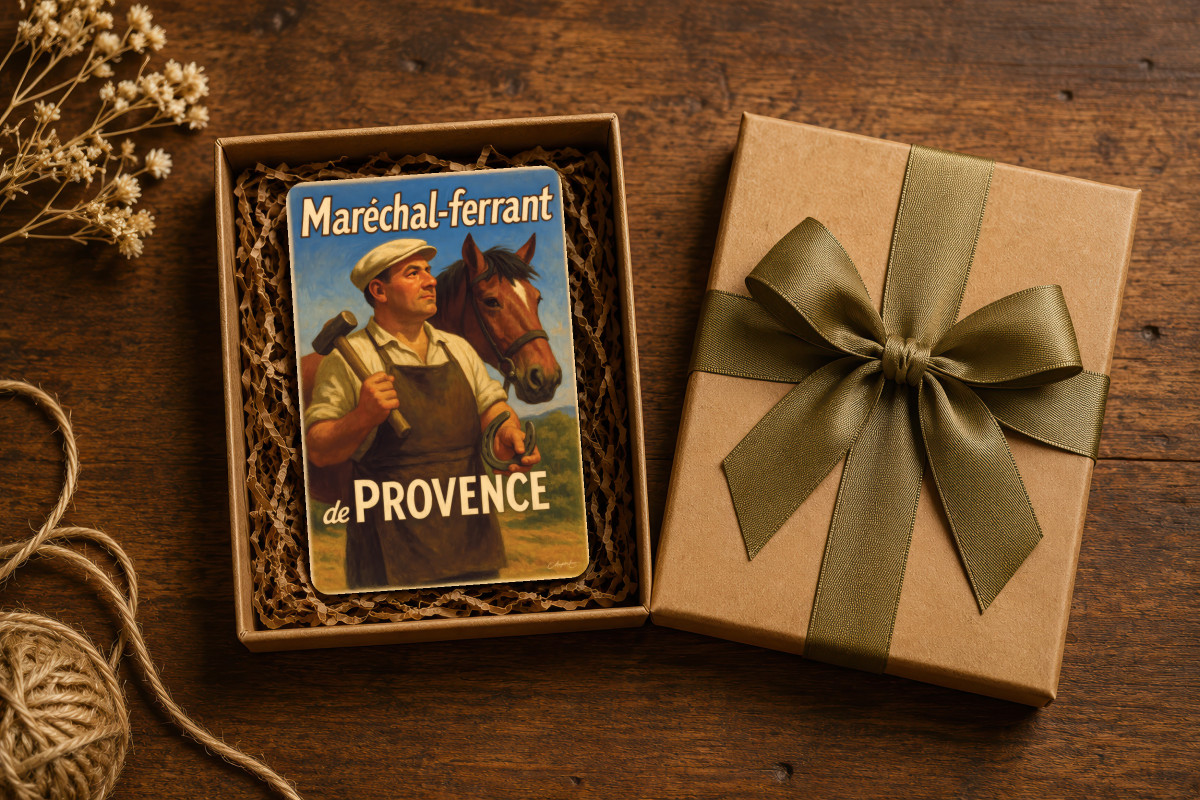 Mockup magnet 01 — Magnet Maréchal-ferrant de Provence