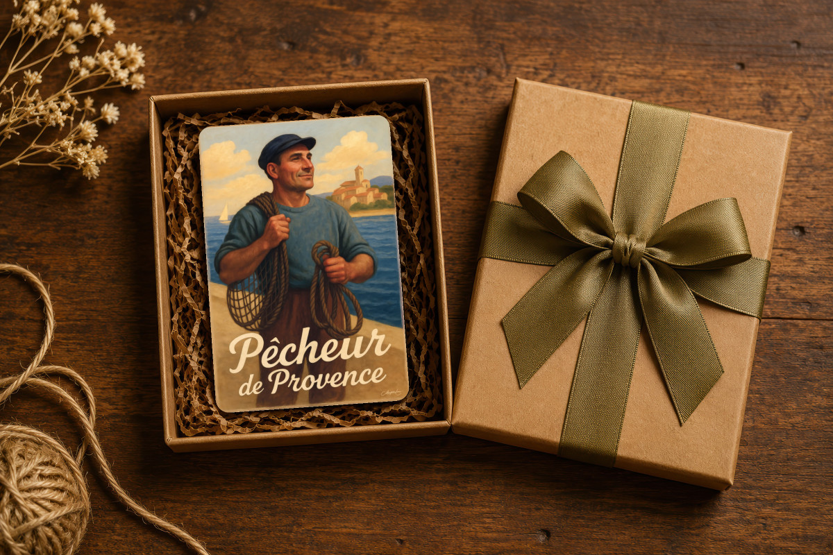 Mockup magnet 01 — Magnet Pêcheur de Provence