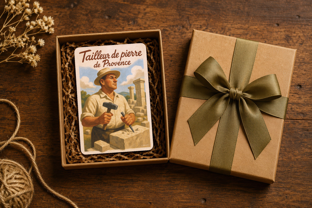Mockup magnet 01 — Magnet Tailleur de pierre de Provence
