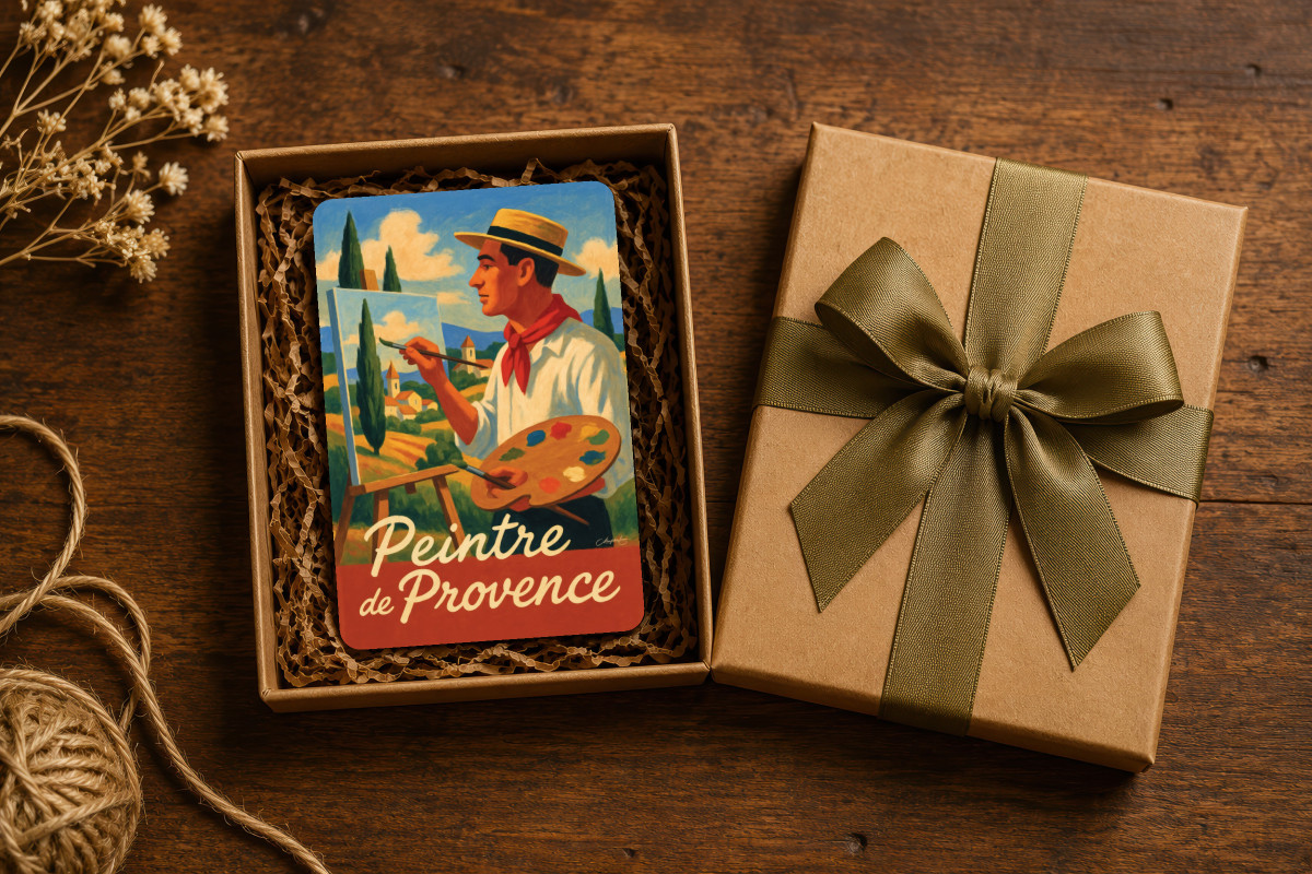 Mockup magnet 01 — Magnet Peintre de Provence – Couleurs du Midi