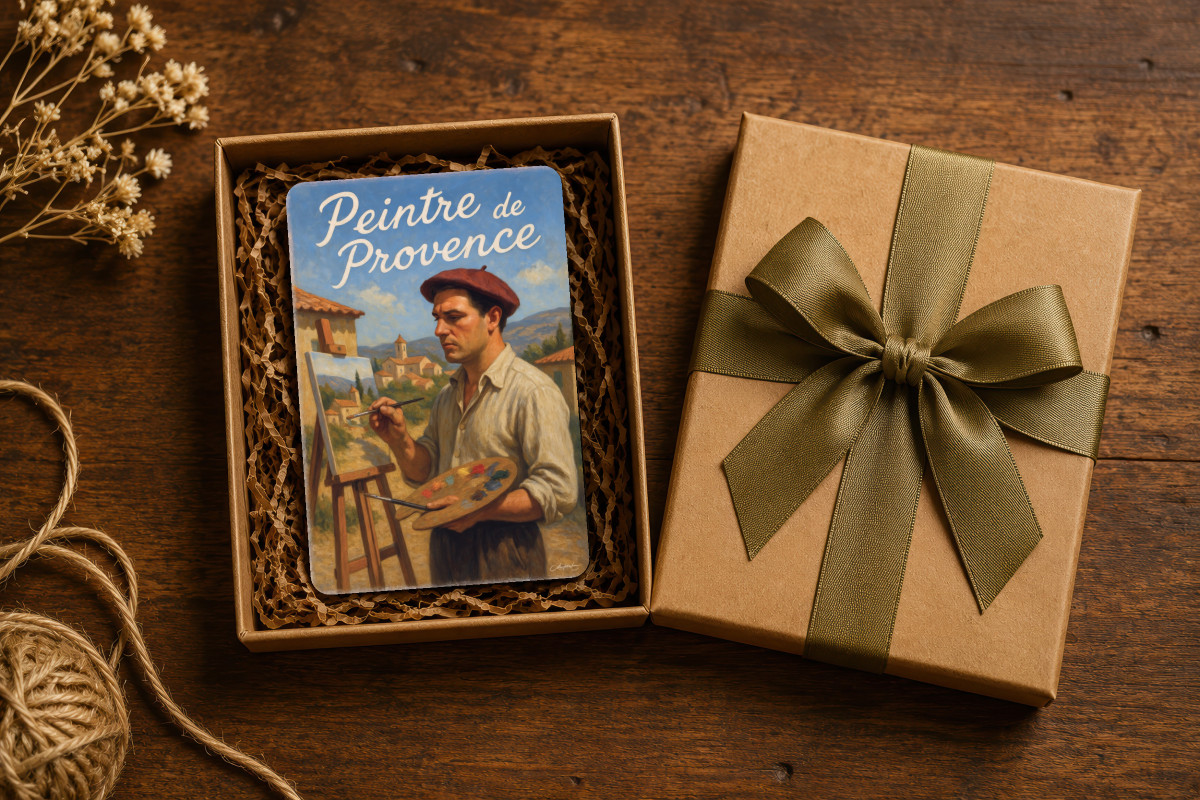 Mockup magnet 01 — Magnet Peintre de Provence – L’œil et la main