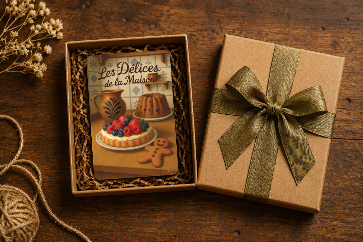 Mockup magnet 01 — Magnet Les délices de la maison