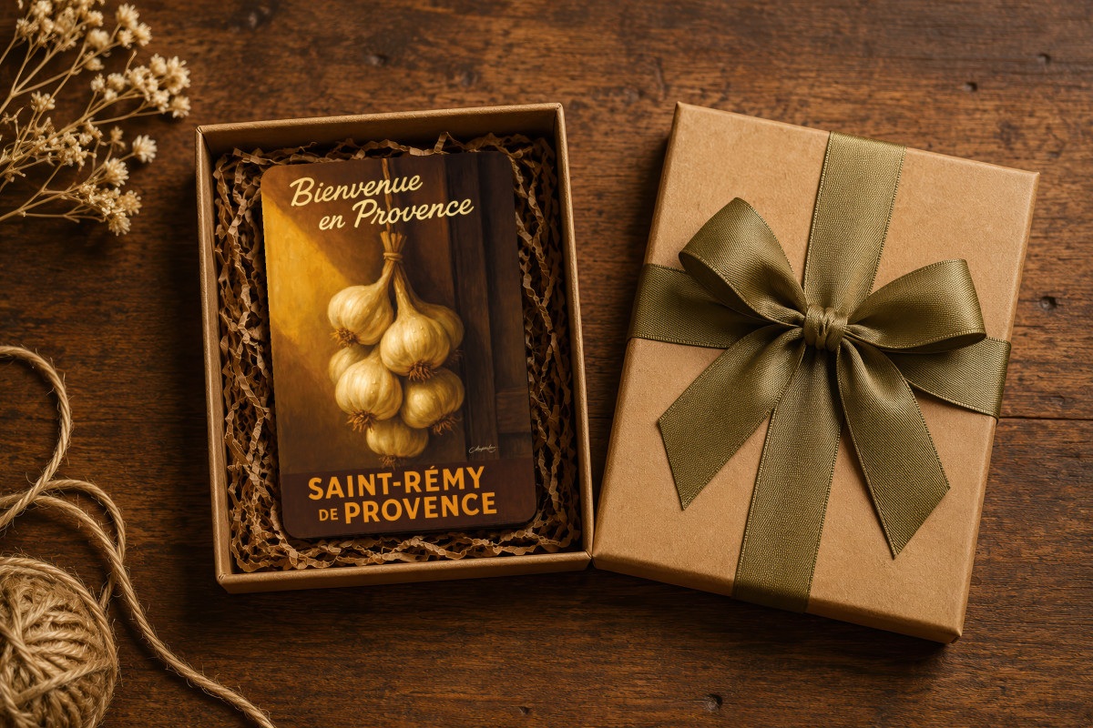 Mockup magnet 01 — Magnet Ail de Provence – Bouquet du Terroir