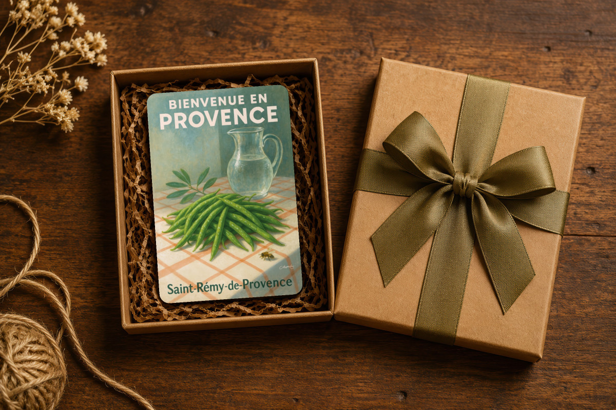 Mockup magnet 01 — Magnet Haricots de Provence – Simplicité Gourmande