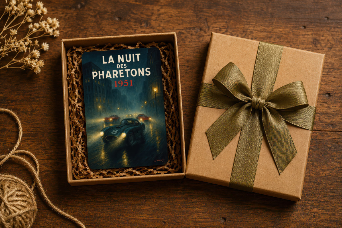 Mockup magnet 01 — Magnet La nuit des pharetons 1951