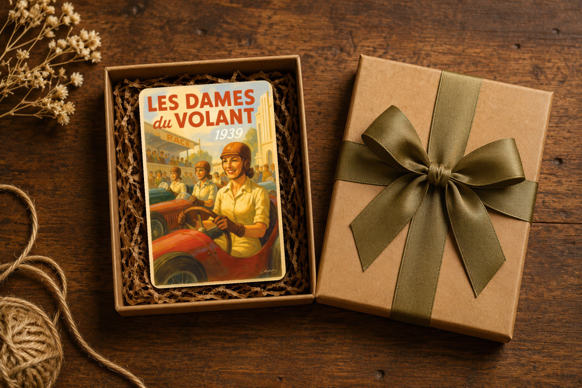 Mockup magnet 01 — Magnet Les dames du volant 1939