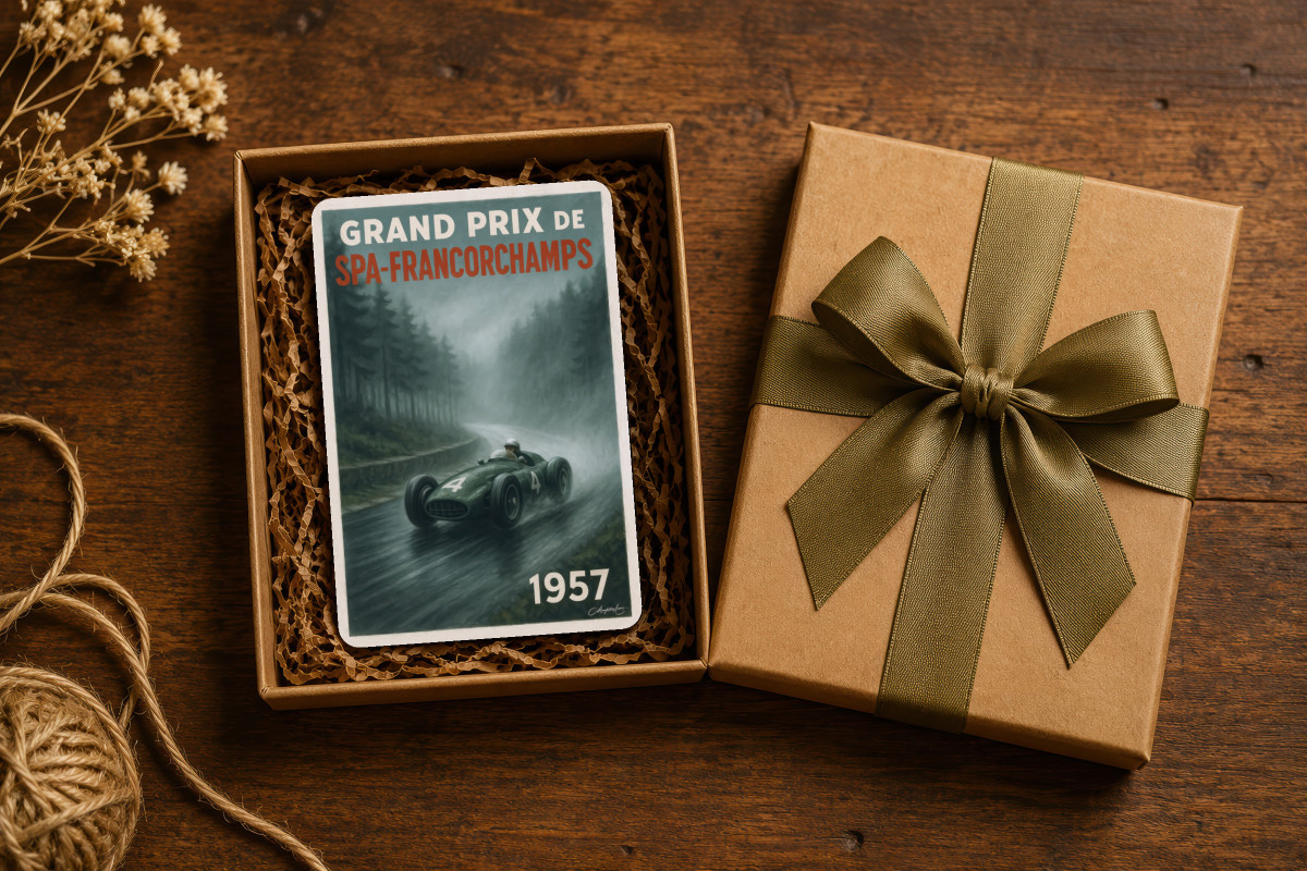 Mockup magnet 01 — Magnet Grand Prix SPA Francorchamps 1957
