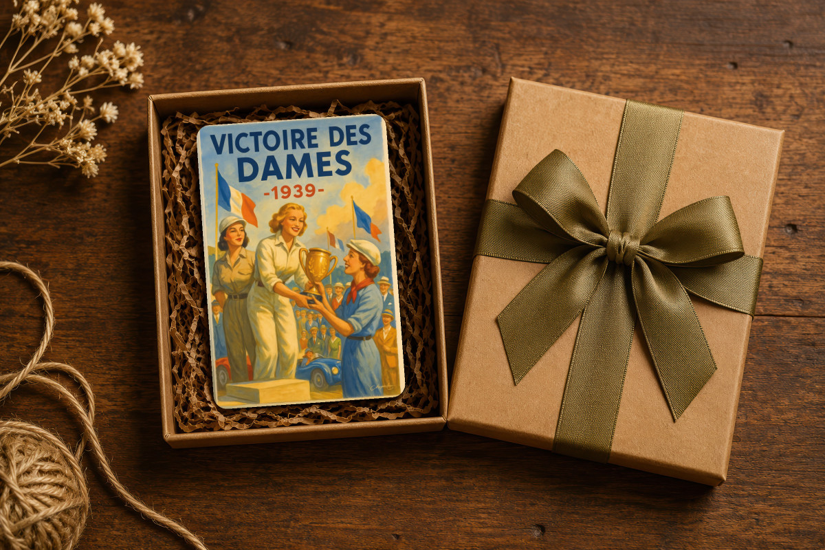 Mockup magnet 01 — Magnet Le Podium des Dames – 1939