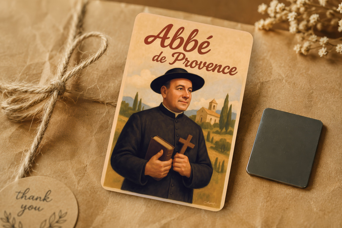 Mockup magnet 02 — Magnet Abbé de Provence