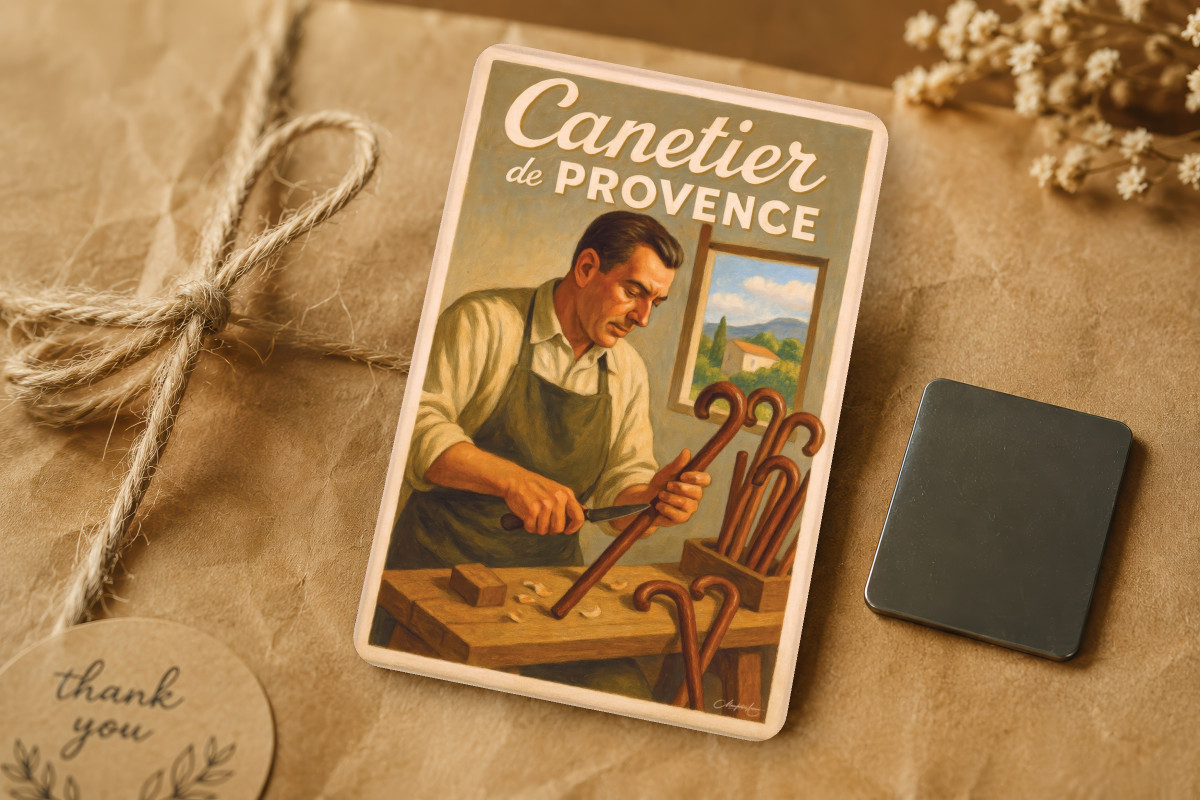 Mockup magnet 02 — Magnet Canetier de Provence