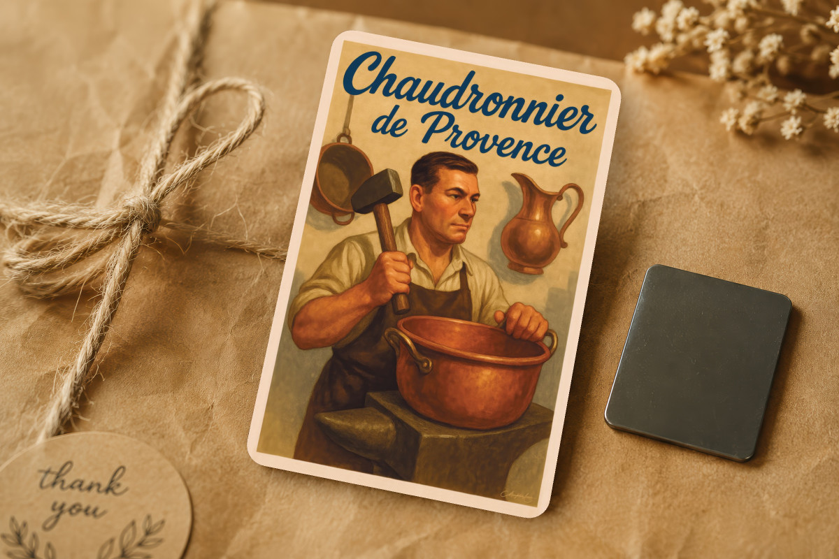 Mockup magnet 02 — Magnet Chaudronnier de Provence