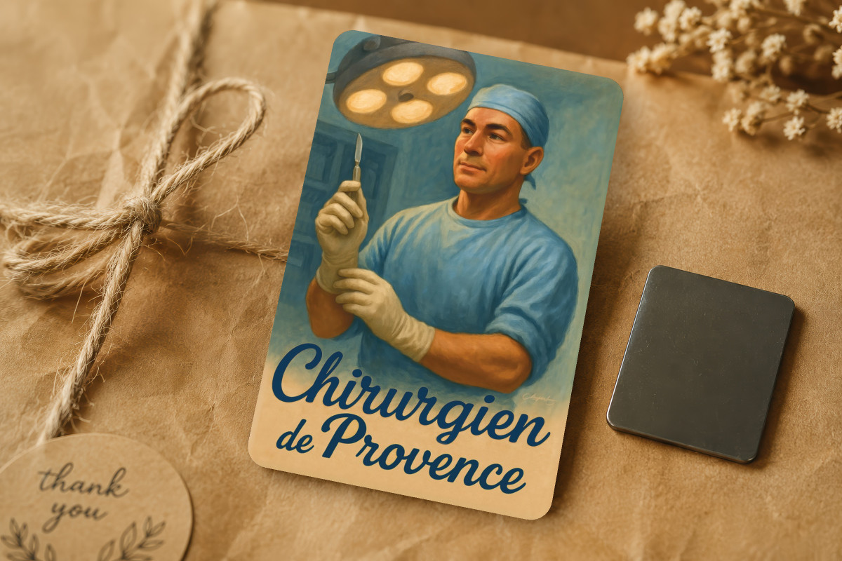 Mockup magnet 02 — Magnet Chirurgien de Provence