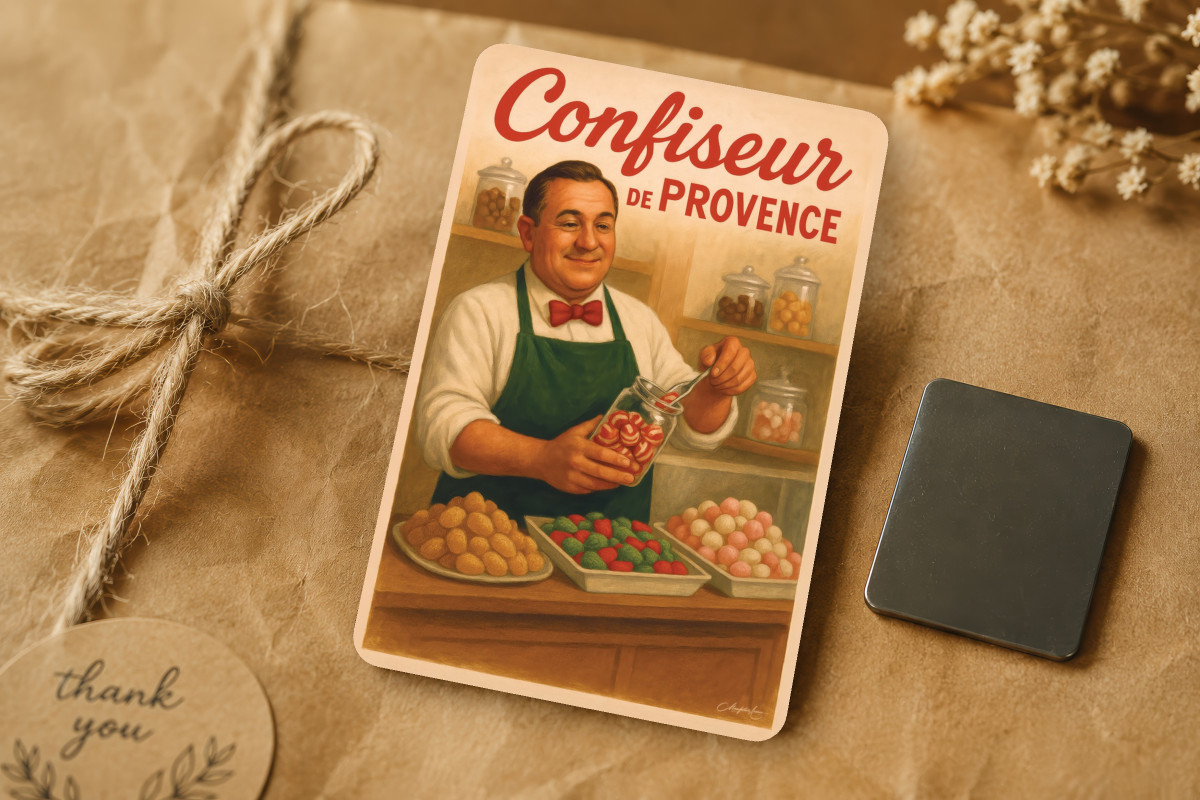 Mockup magnet 02 — Magnet Confiseur de Provence