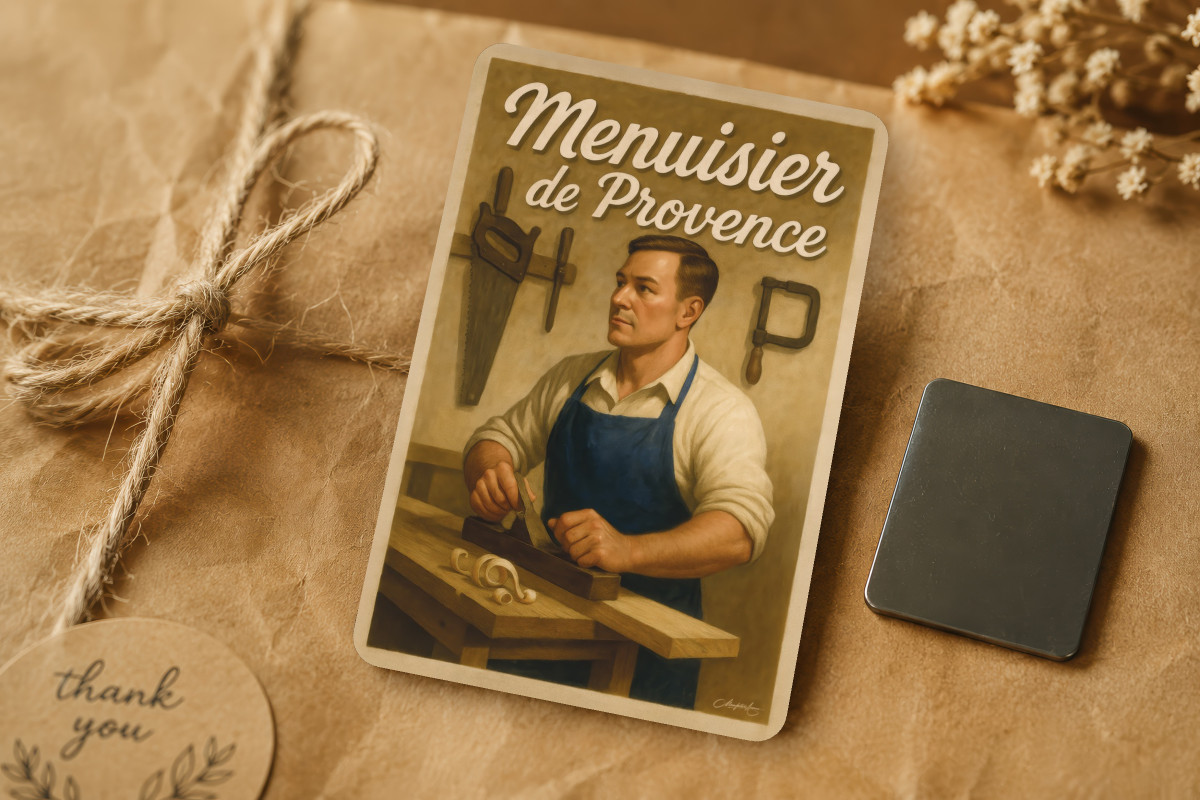 Mockup magnet 02 — Magnet Menuisier de Provence