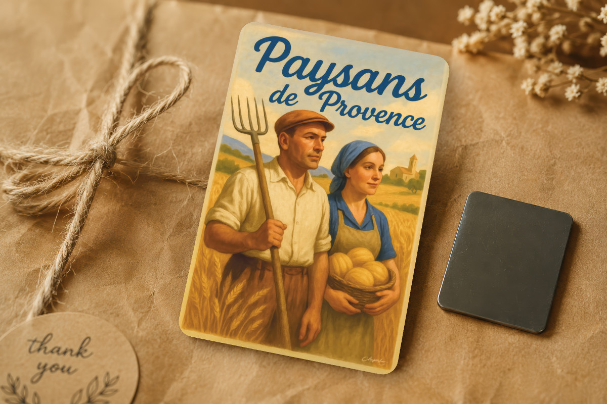 Mockup magnet 02 — Magnet Paysans de Provence