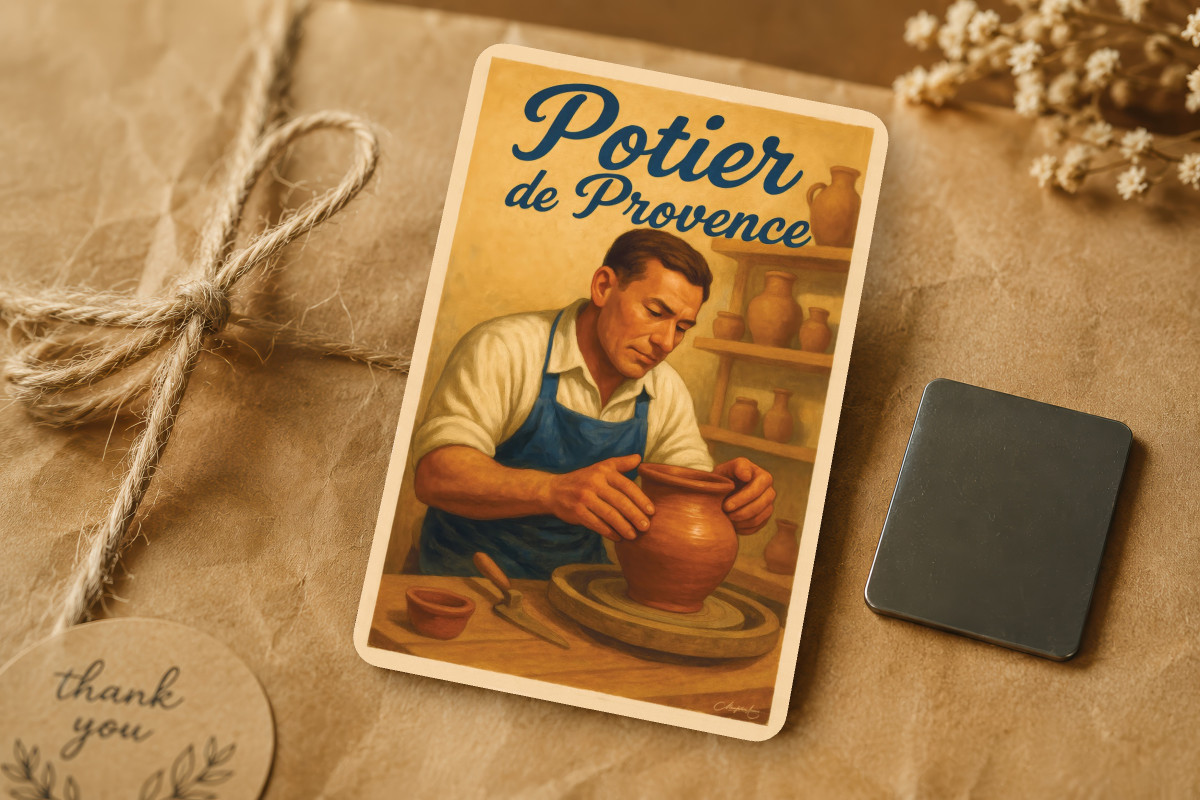 Mockup magnet 02 — Magnet Potier de Provence