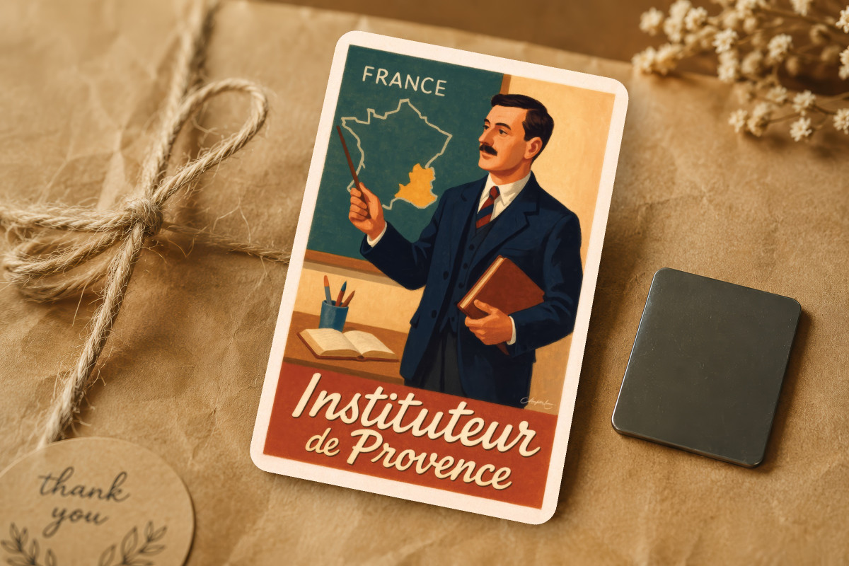 Mockup magnet 02 — Magnet Instituteur de Provence – Leçons de Géographie