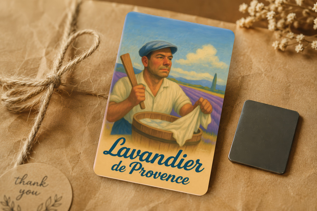Mockup magnet 02 — Magnet Lavandier de Provence