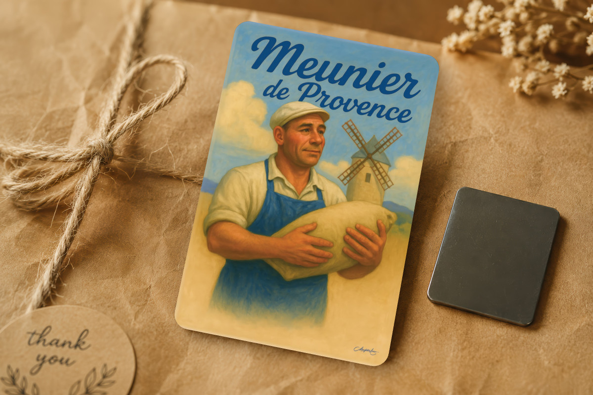 Mockup magnet 02 — Magnet Meunier de Provence