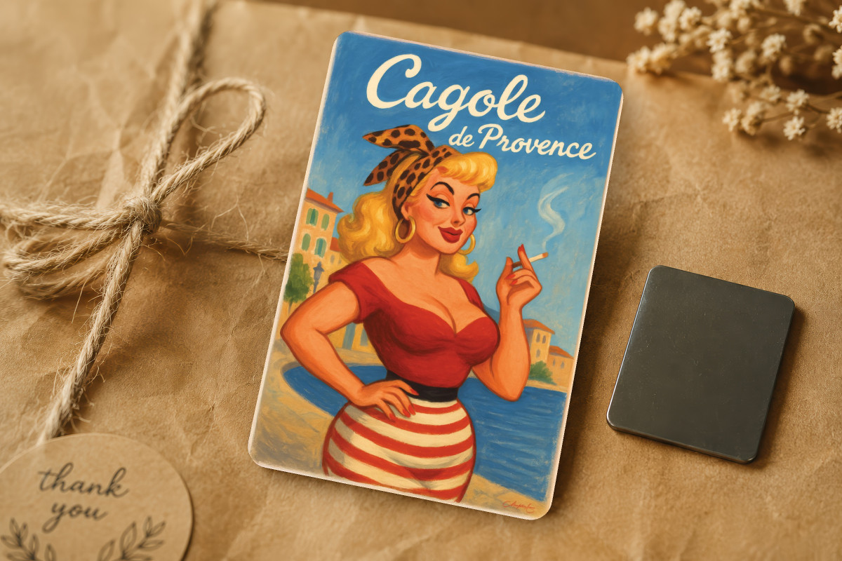 Mockup magnet 02 — Magnet Cagole de Provence – L’allure canaille