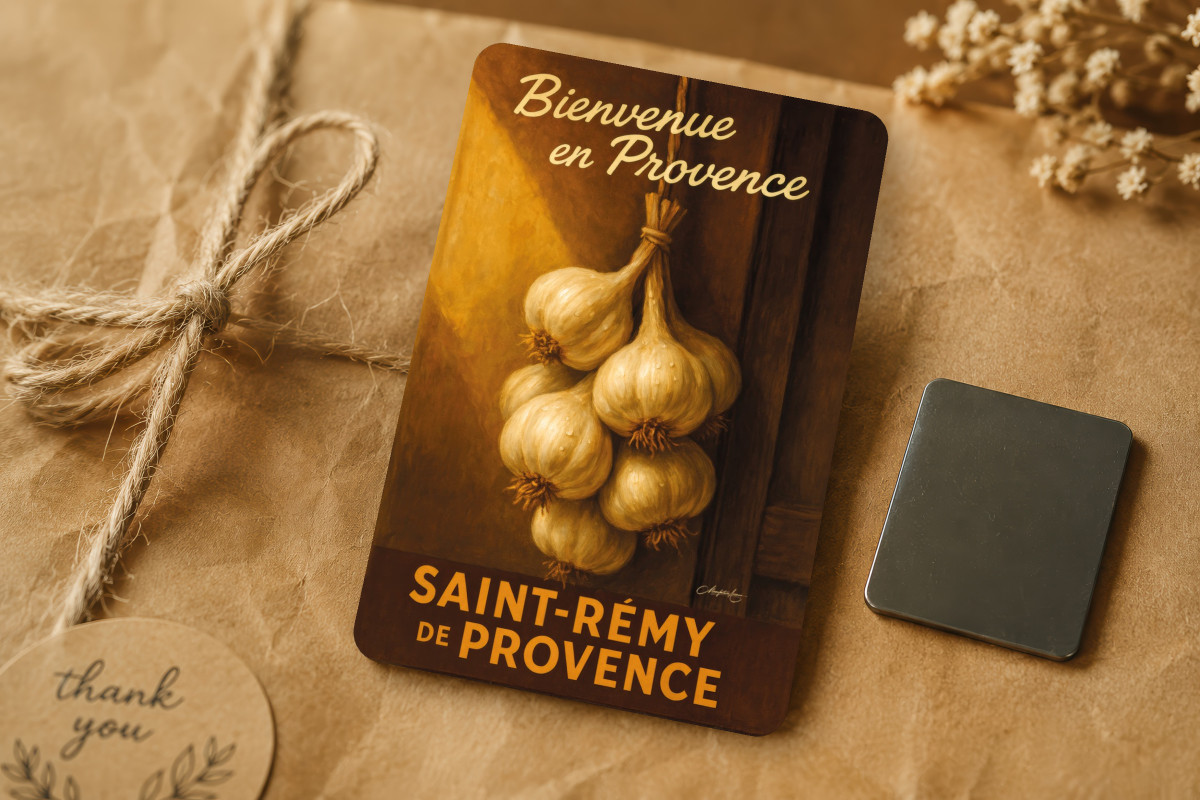 Mockup magnet 02 — Magnet Ail de Provence – Bouquet du Terroir