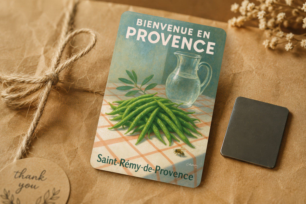 Mockup magnet 02 — Magnet Haricots de Provence – Simplicité Gourmande
