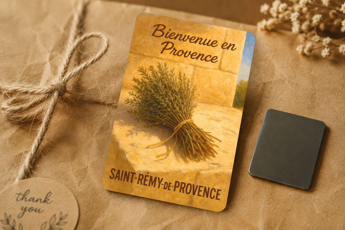 Mockup magnet 02 — Magnet Herbes de Provence – L’Âme des Murets