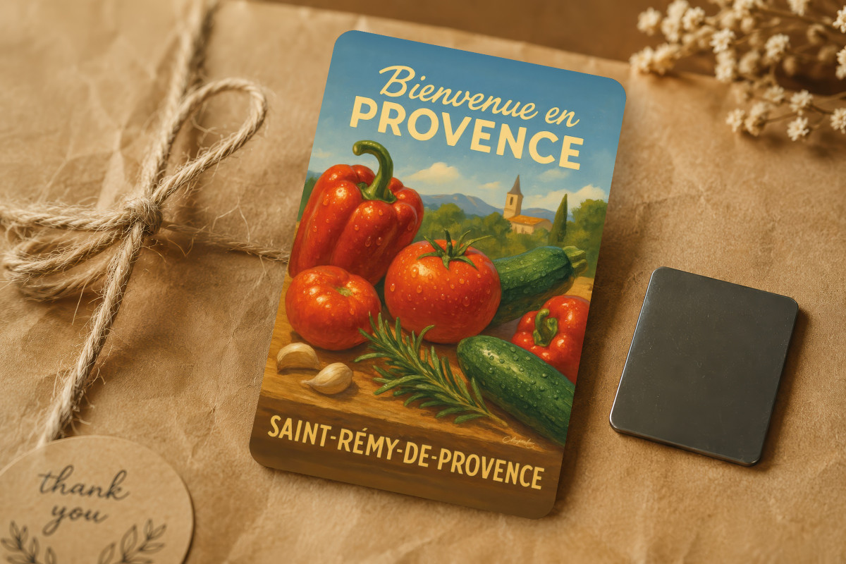 Mockup magnet 02 — Magnet Légumes de Provence – Saveurs du Terroir