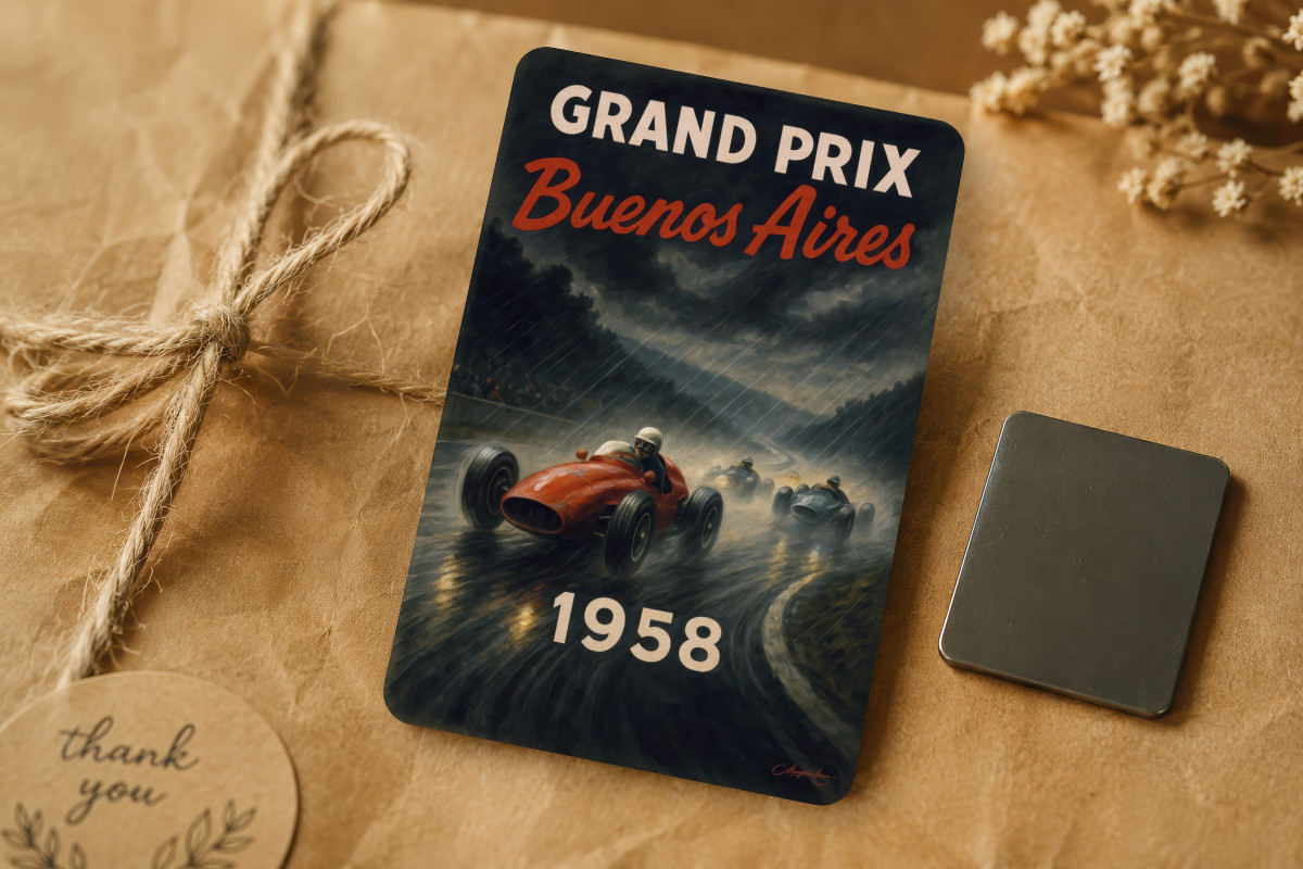 Mockup magnet 02 — Magnet Grand Prix Buenos Aires 1958