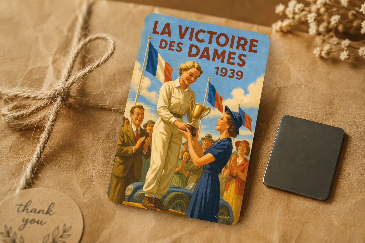 Mockup magnet 02 — Magnet La victoire des dames 1939