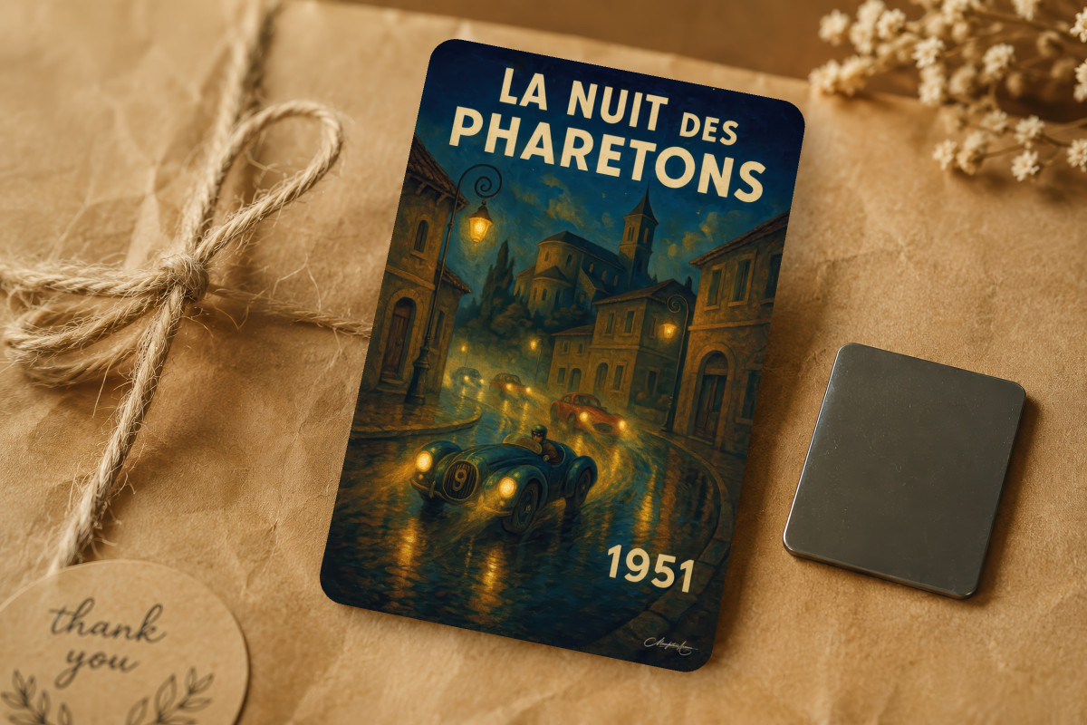 Mockup magnet 02 — Magnet La nuit des bolides 1951