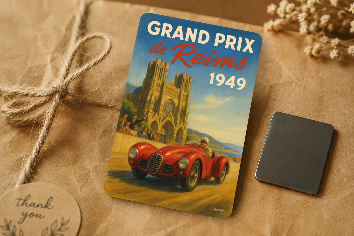 Mockup magnet 02 — Magnet Grand Prix de Reims 1949