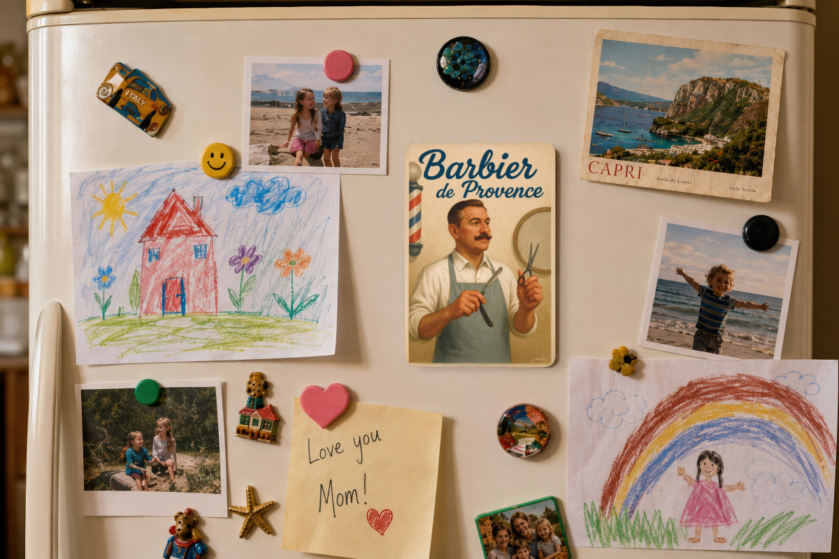Mockup magnet 03 — Magnet Barbier de Provence