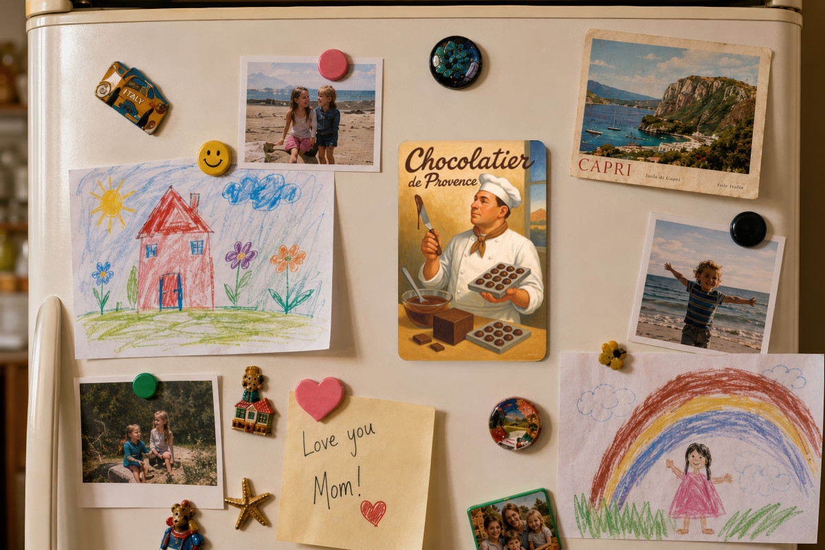 Mockup magnet 03 — Magnet Chocolatier de Provence