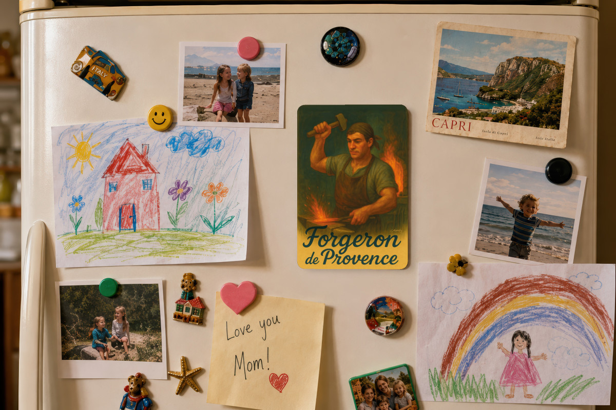 Mockup magnet 03 — Magnet Forgeron de Provence