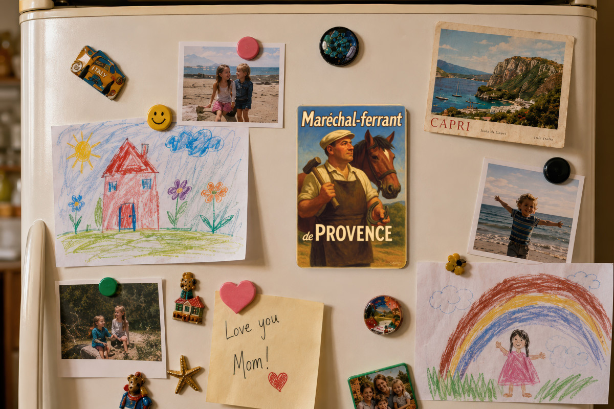 Mockup magnet 03 — Magnet Maréchal-ferrant de Provence