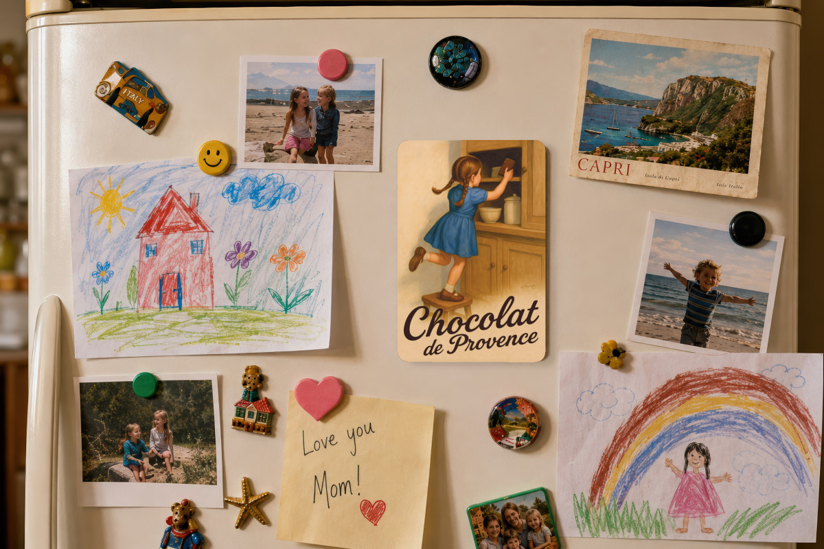 Mockup magnet 03 — Magnet Chocolat de Provence – Le trésor du placard