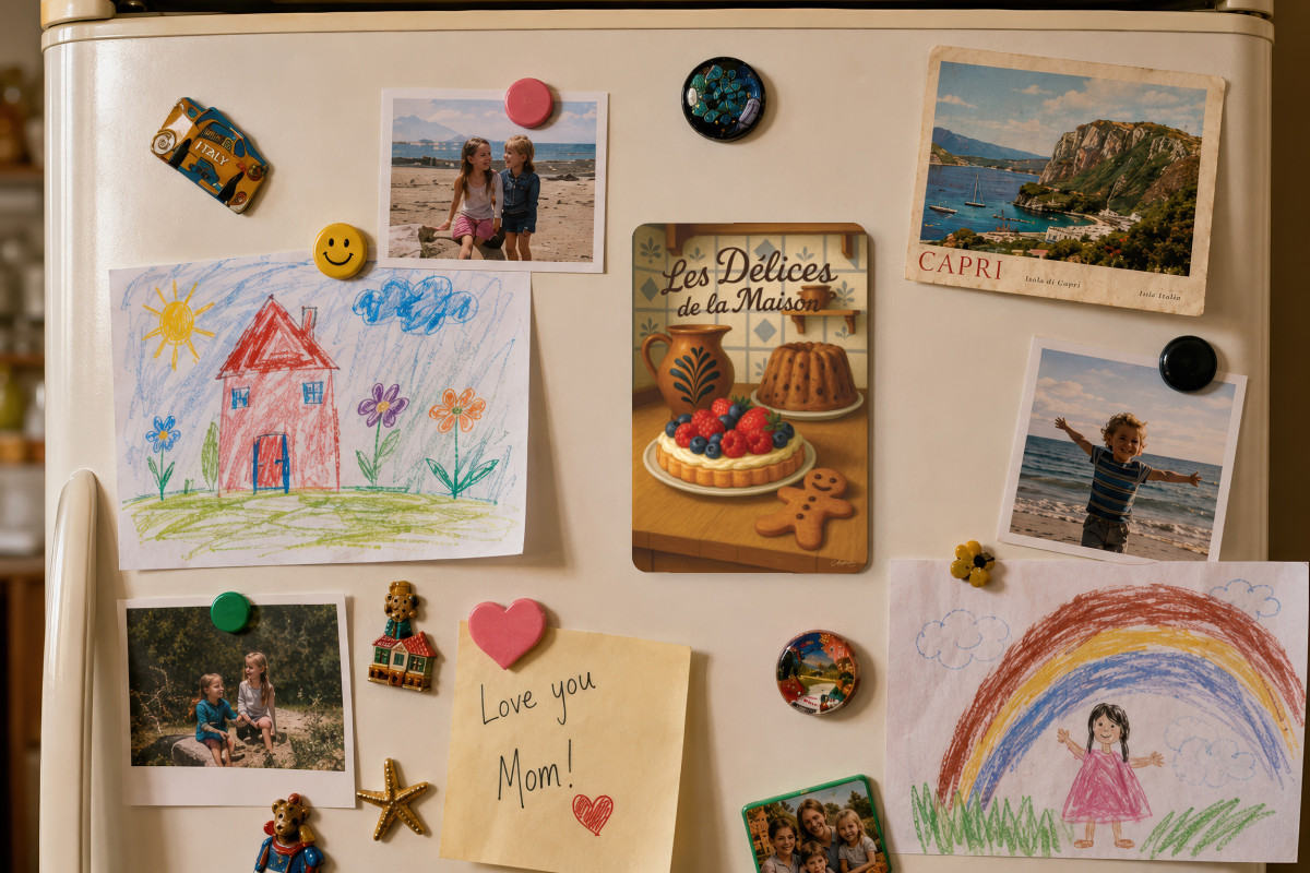 Mockup magnet 03 — Magnet Les délices de la maison