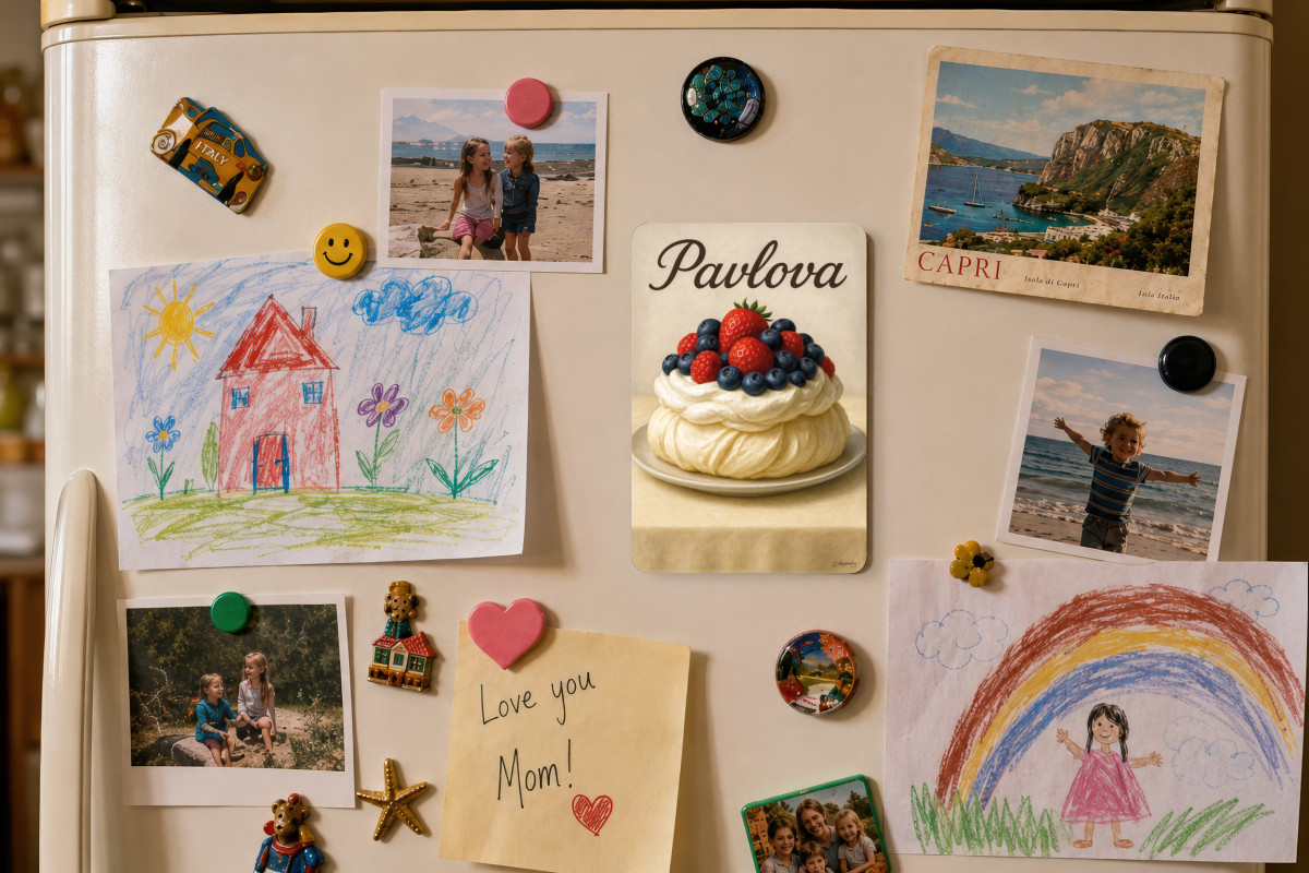 Mockup magnet 03 — Magnet Pavlova – Le ballet des saveurs