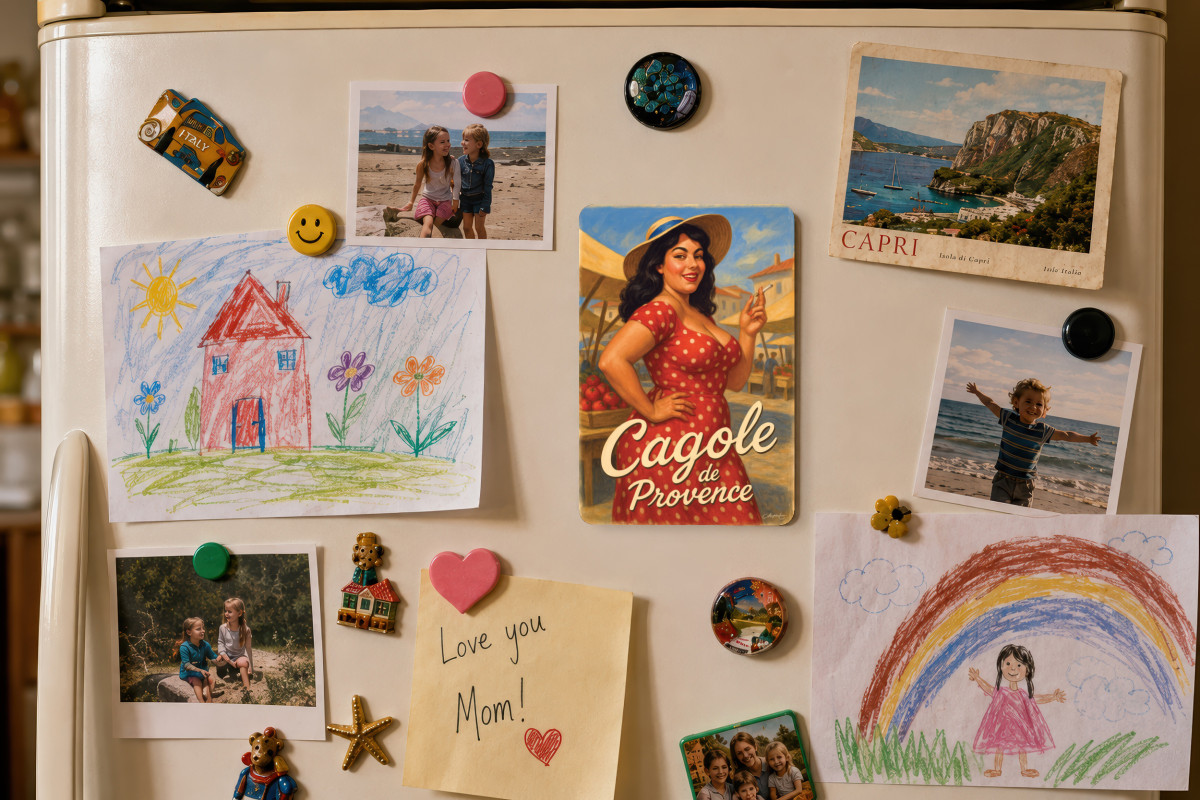 Mockup magnet 03 — Magnet Cagole de Provence – La reine du marché